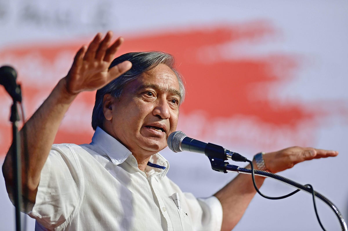 PTI Photo : Jammu and Kashmir: CPI(M) candidate from Kulgam Mohammed Yousuf Tarigami